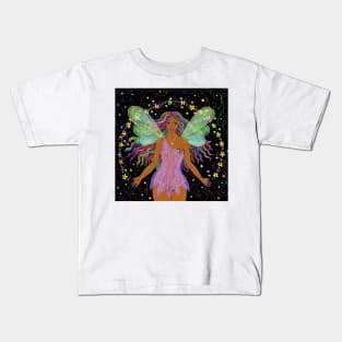 Rainbow Fairy Flower Magic Kids T-Shirt